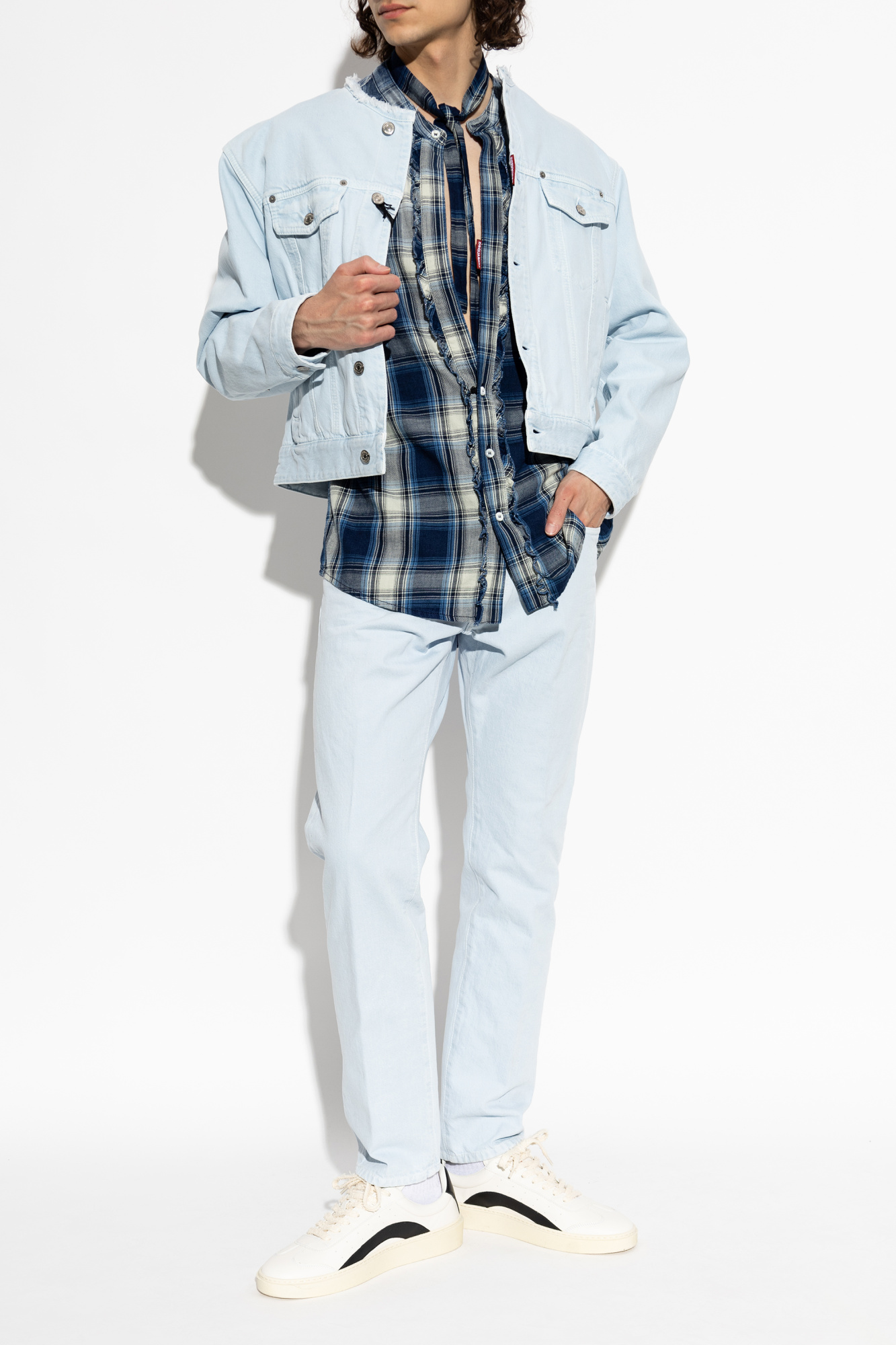 Dsquared2 Plaid pattern shirt | Men's | Vitkac